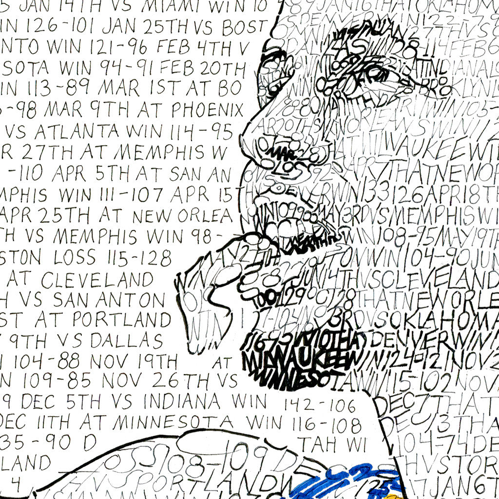 Stephen Curry, Golden State Warriors Art Print