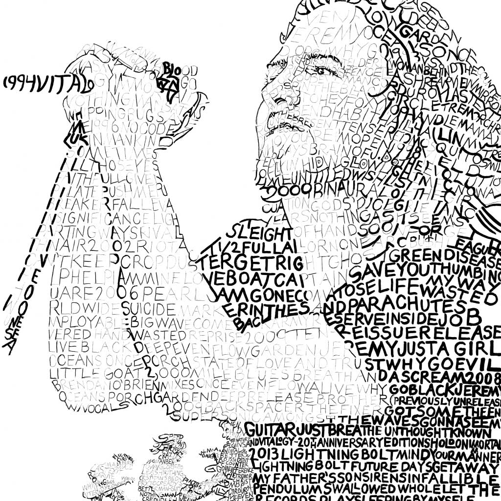 Pearl Jam Art | Pearl Jam Gifts | Art of Words