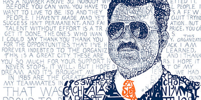 Mike "Da Coach" Ditka Word Art