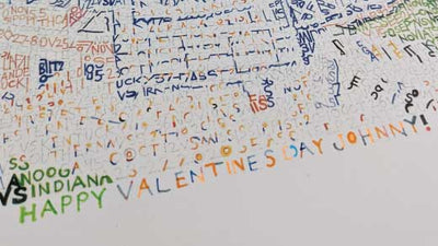VALENTINE'S DAY SPECIAL! Add Your Valentine's Name to the Art!