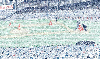Daily News: Philly artist explains what made him draw old Yankee Stadium with names of every Bomber who played there