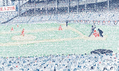 Daily News: Philly artist explains what made him draw old Yankee Stadium with names of every Bomber who played there