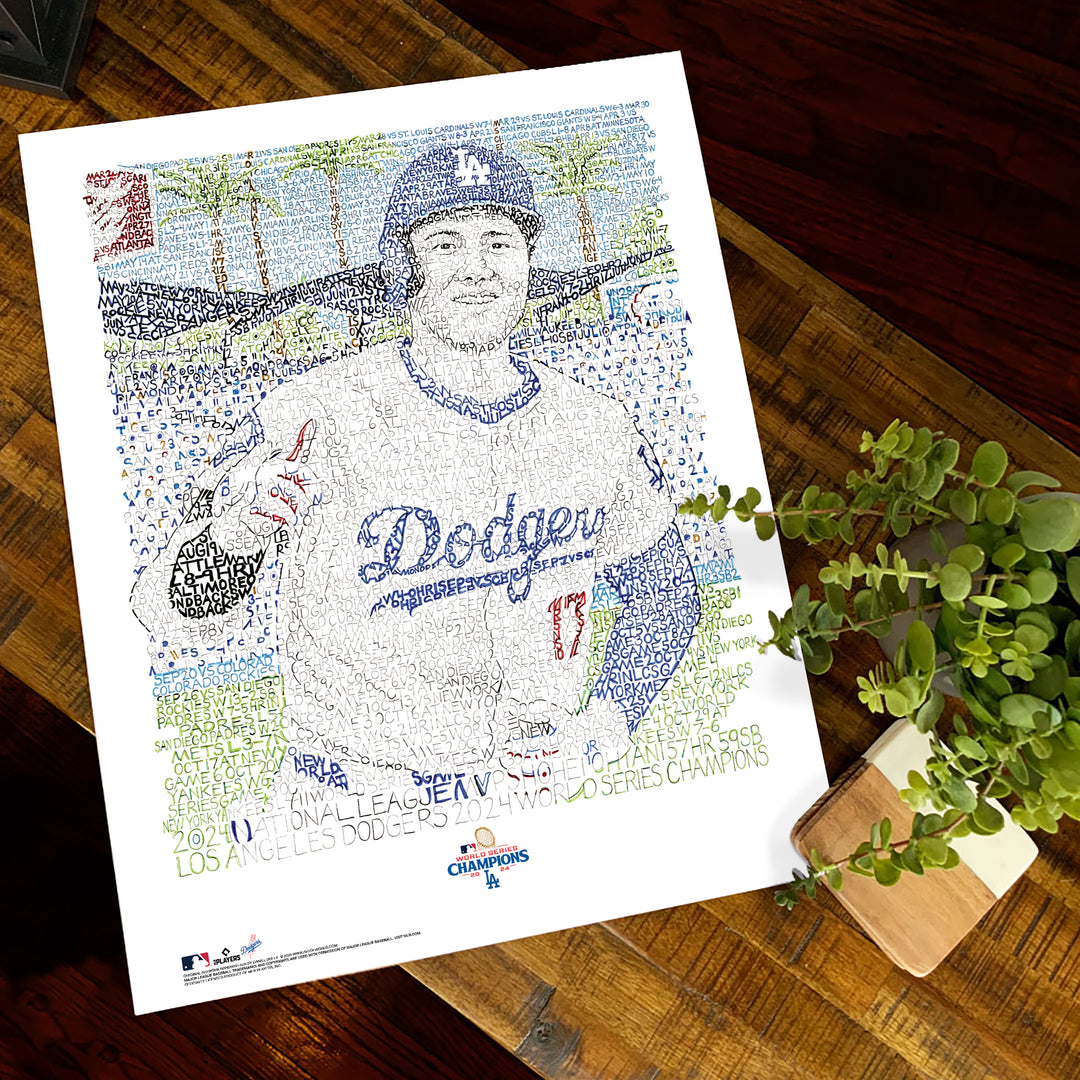 2024 DODGERS WORLD SERIES SEASON | Shohei Ohtani Gifts | Art of Words