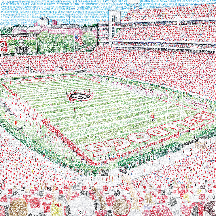 Sanford Stadium | Georgia Bulldogs Gifts | Art of Words