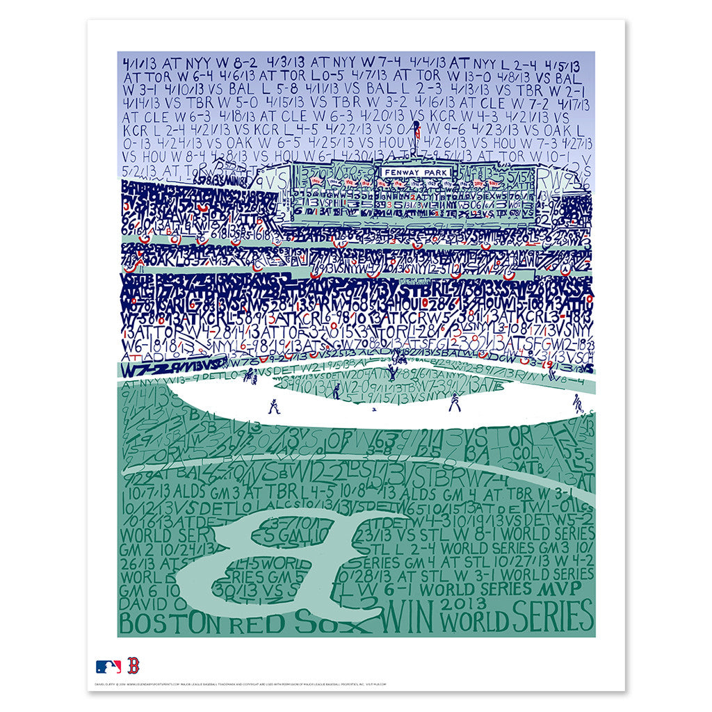 2013 World Series | Boston Red Sox Gifts | Art of Words, image size:1024x1024