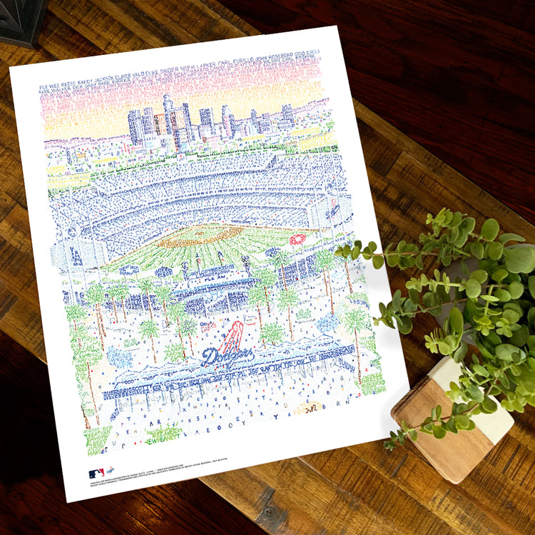 Los Angeles Dodgers Stadium Canvas Wall Art Wall Decor Room Decor, Home Decor, Movie Poster For Gift READY TO HANG - Canada