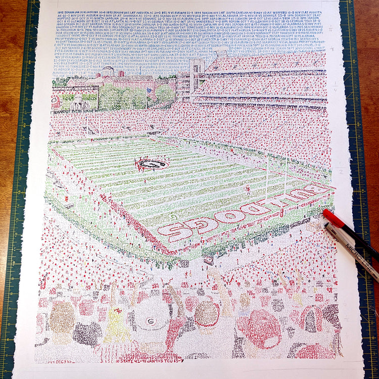 Sanford Stadium | Georgia Bulldogs Gifts | Art of Words