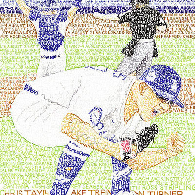 2020 Los Angeles Dodgers World Series - Art of Words