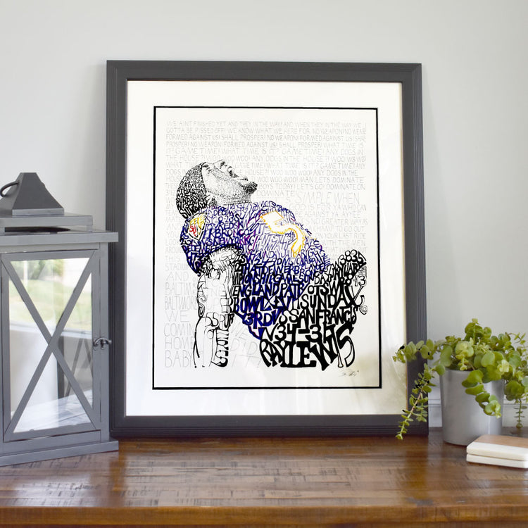 Ray Lewis | Baltimore Ravens Gifts | Art of Words