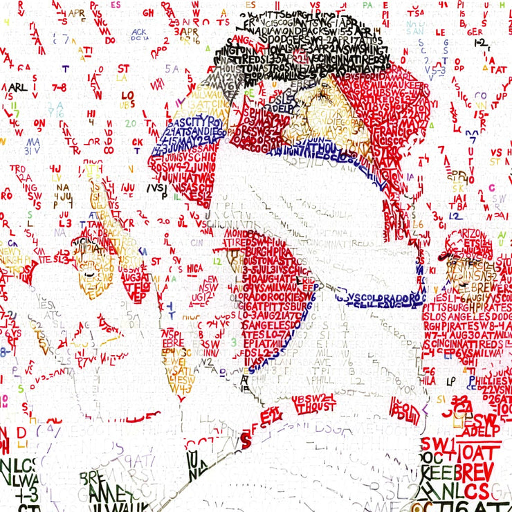 St. Louis Cardinals Word Art With Color Coordinating 11x14 Mat