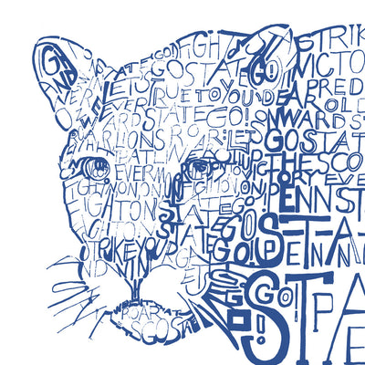 Penn State - Nittany Lion - Art of Words
