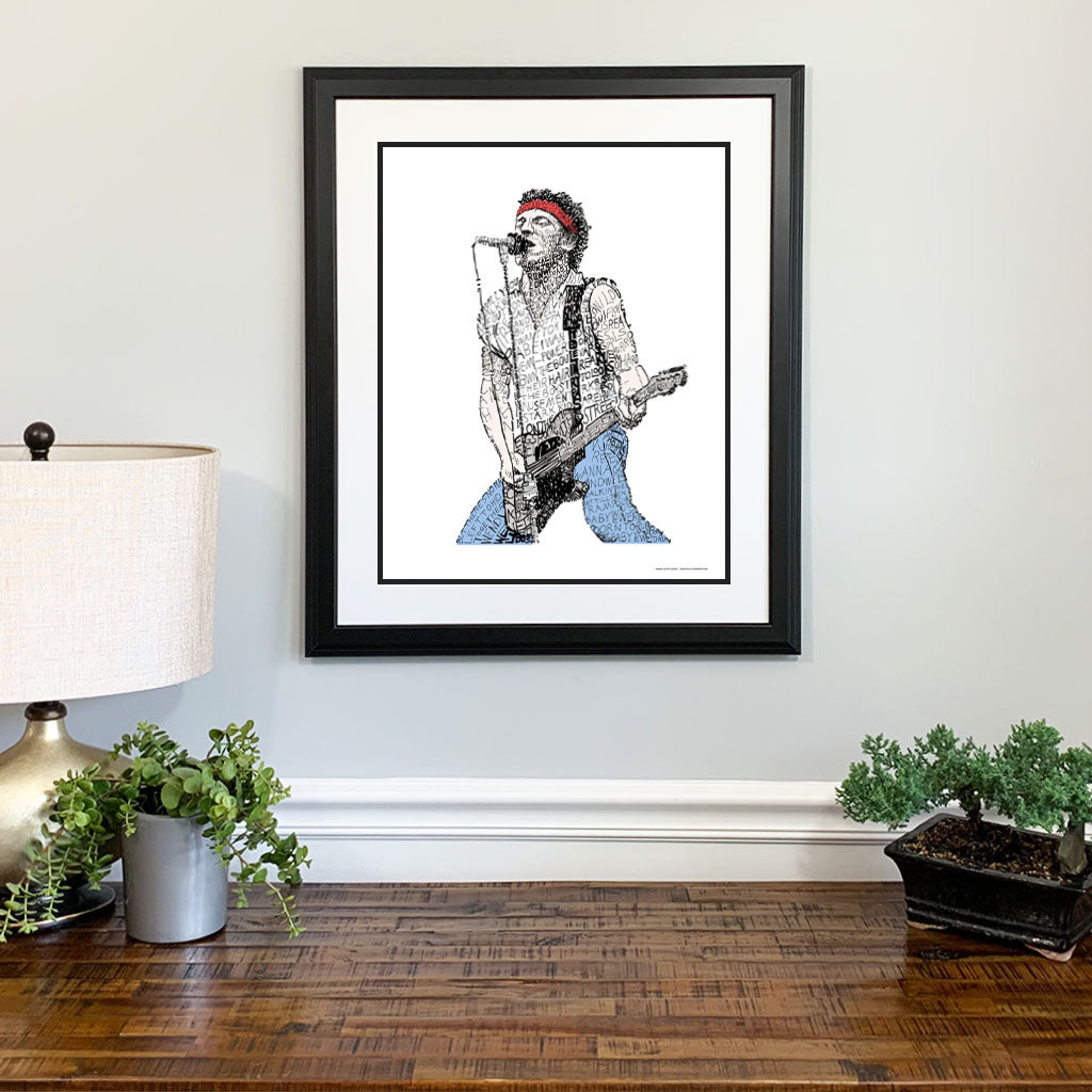 Springsteen Poster | Bruce Springsteen Gifts | Art of Words