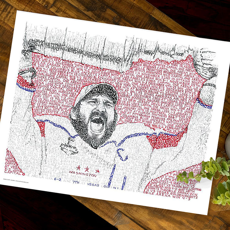 HWC Trading Alex Ovechkin Washington Capitals Gifts Printed Signed