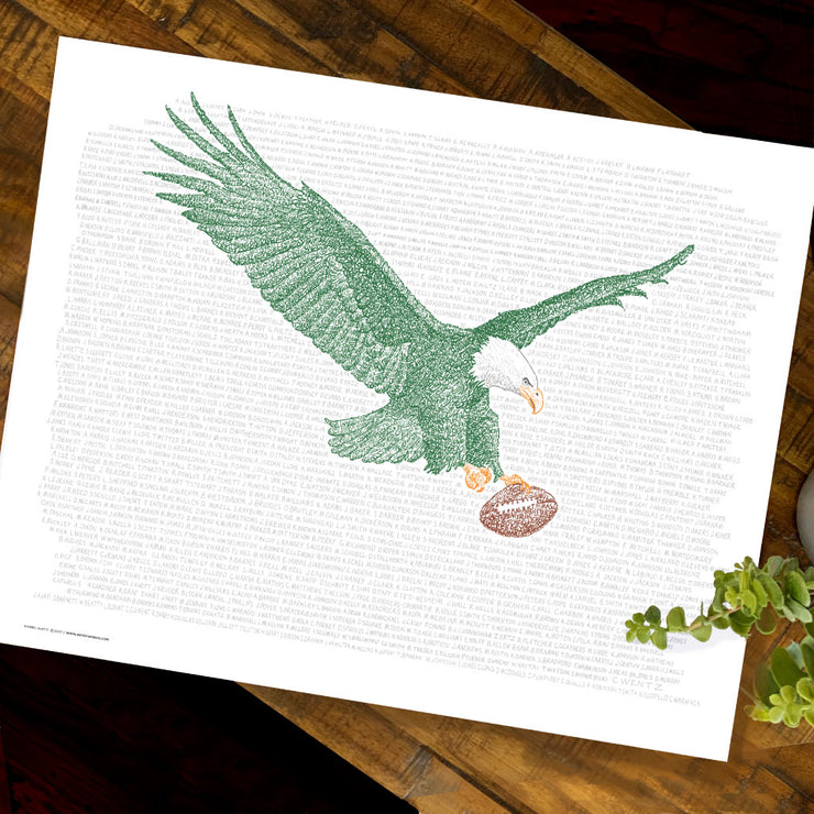 Philadelphia Eagles Birthday Card Printable