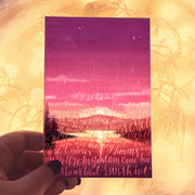 Card & Personalized Note - Art of Words
