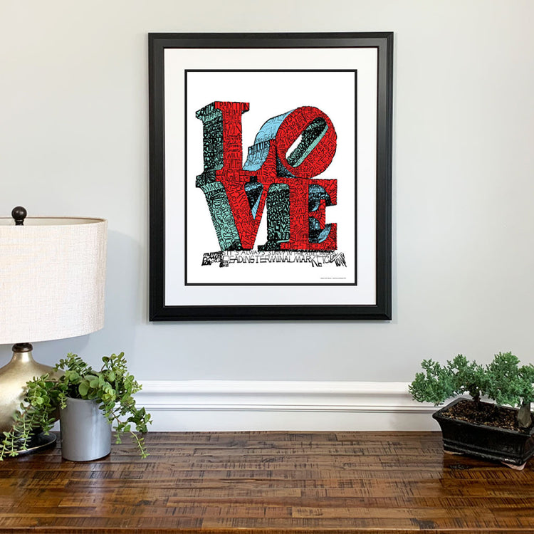 Love Statue Philadelphia | Philly Wall Art | Art of Words