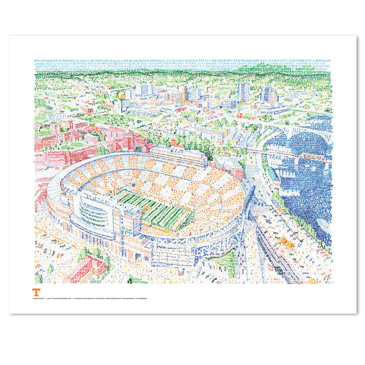 Neyland Stadium Poster