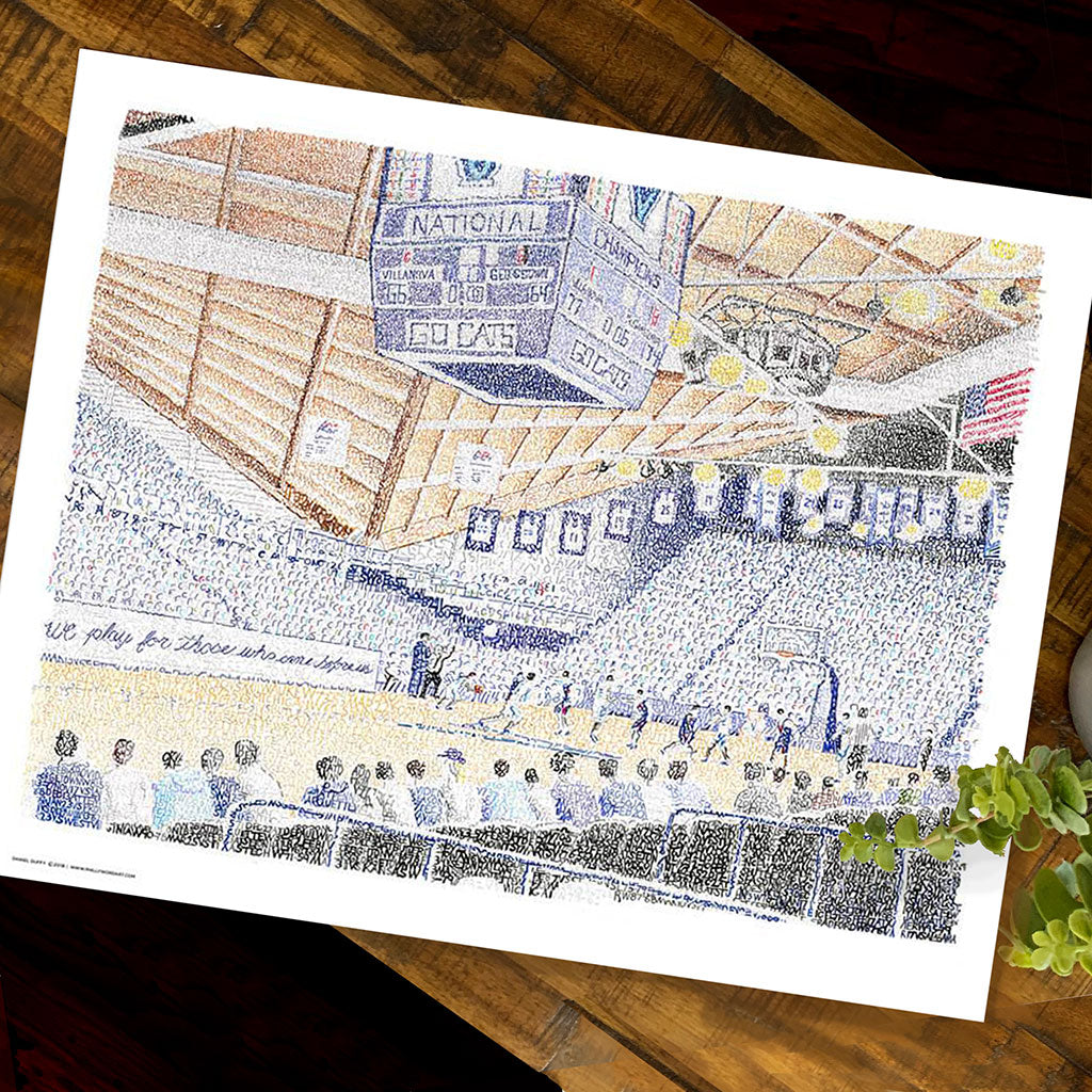 Villanova Basketball Stadium Gifts | Art of Words